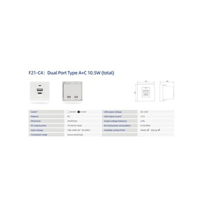 USB A USB C modul napajanja